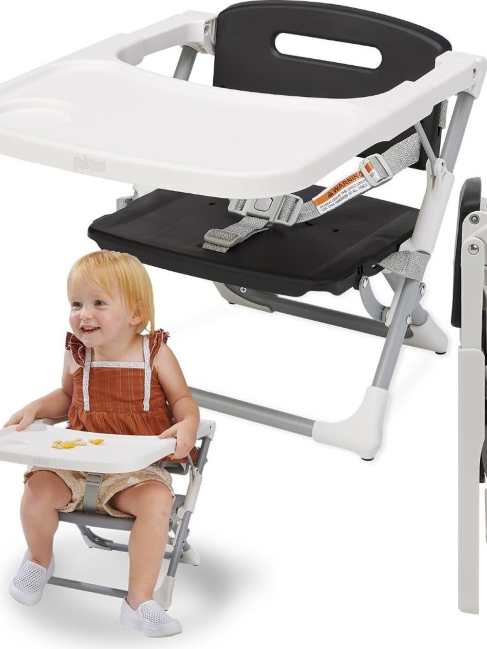 Primo Folding Booster Seat with Tray for Toddlers